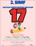 2. SINIF HAFTALIK DEĞERLENDİRME SINAVI 17