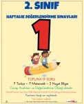 2. SINIF HAFTALIK DEĞERLENDİRME SINAVI 1