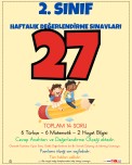 2. SINIF HAFTALIK DEĞERLENDİRME SINAVI 27