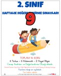2. SINIF HAFTALIK DEĞERLENDİRME SINAVI 9