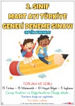 2. SINIF MART AYI TÜRKİYE GENELİ DENEME SINAVI