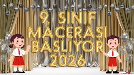9. Sınıf Macerası Başlıyor Dijital Pano 31
