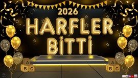 HARFLER BİTTİ DİJİTAL PANO 10