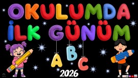 OKULUMDA İLK GÜNÜM DİJİTAL PANO 2026