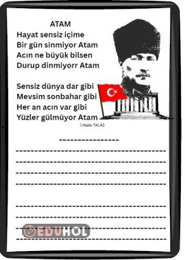 ATAM şiir okuma-yazma çalışması