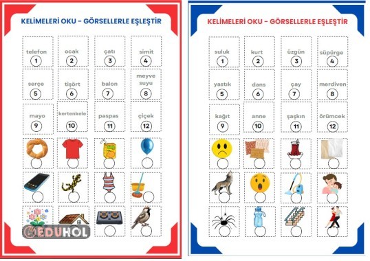 Kelime - görsel eşleştirme