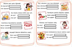 Basit okuma - anlama çalışmaları