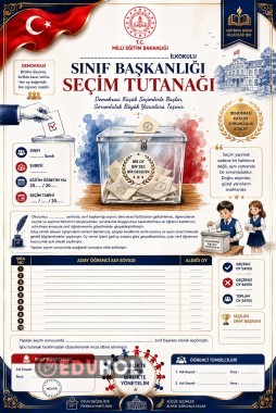 İlkokul Sınıf Başkanlığı Seçim Tutanağı