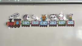 ELAKİN TRENİ BÜYÜK BOY RENKLİ