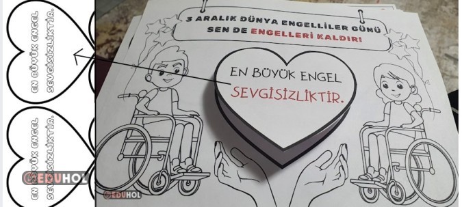 3 Aralık Dünya Engelliler Günü 3D güncel