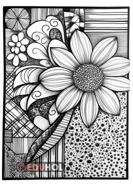 Sanat elemanlarını kullanır.- Zen Doodle