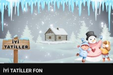 Dijital Hareketli Pano, Karne Günü Fon 4K