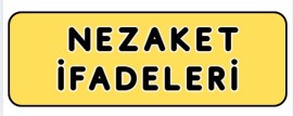 Nezaket İfadeleri