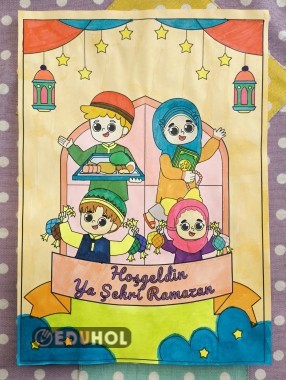 HOŞGELDİN YA ŞEHRİ RAMAZAN BOYAMA SAYFASI