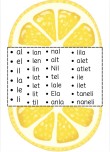L sesi hece kelime çalışması