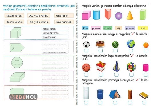 1. Sınıf Geometrik Şekiller Ve... · Eduhol - Etkinlik İndir Oyun Oyna ...