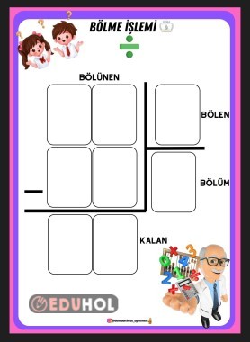 Bölme işlemi sablon