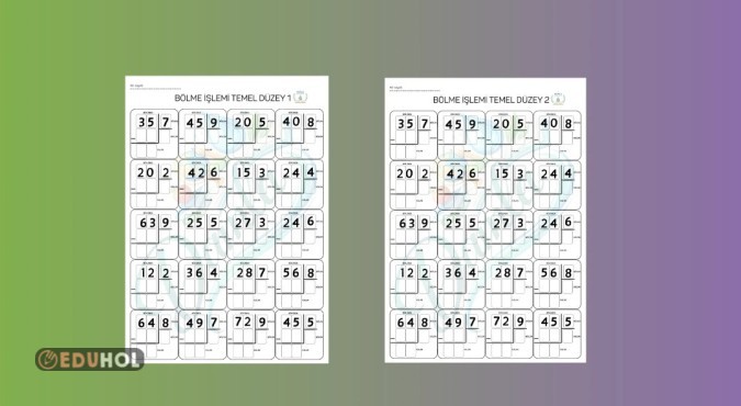Bölme işlemi temel düzey
