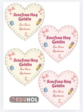 Sınıfına Hoşgeldin Etiketi