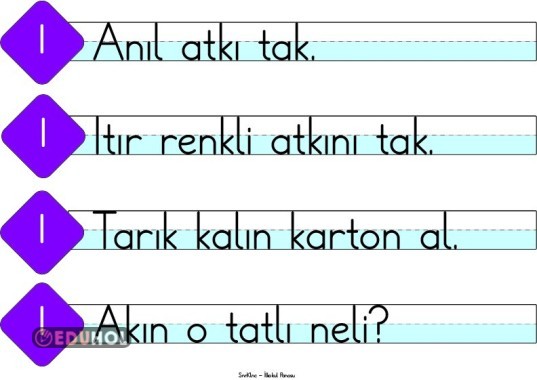 I Sesi Cümle Çubukları-1