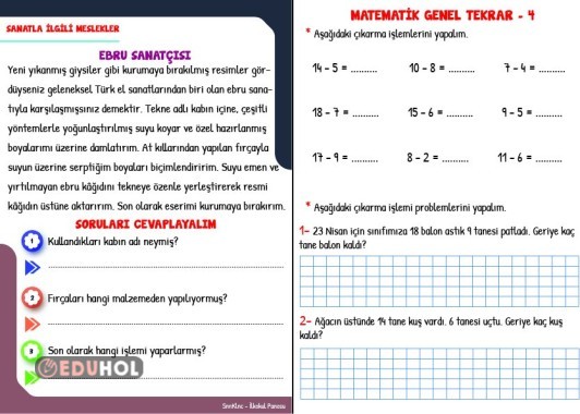 Okuma Anlama Ve Matematik Gene... · Eduhol - Etkinlik İndir Oyun Oyna ...