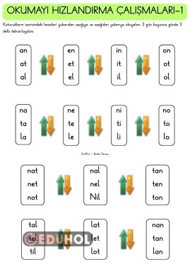 Okumayı Hızlandırma Çalışmaları-1