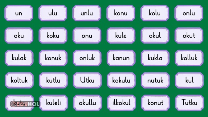 U Sesi Akıllı Tahta Okuma Görseli