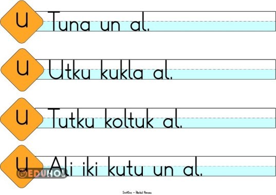 U Sesi Cümle Çubukları-1