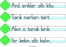I Sesi Cümle Çubukları-2
