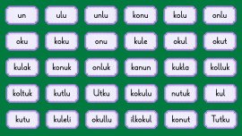 U Sesi Akıllı Tahta Okuma Görseli