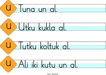 U Sesi Cümle Çubukları-1