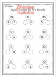 Zihinden Toplama- 10’a Tamamlama