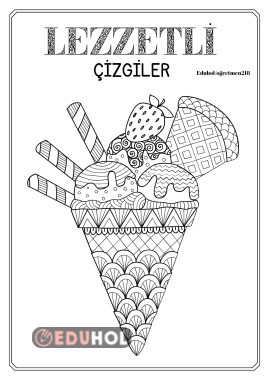 Lezzetli çizgiler mandala