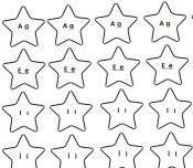 ÜNLÜ HARFLER ( Kes, Yapıştır)