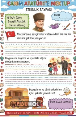 Atatürk'e Mektup Etkinlik Sayfası