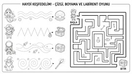 1.SINIF İLK GÜNÜM ETKİNLİKLERİ -BOYAMA-LABİRENT-ÇİZGİ ÇALIŞMASI