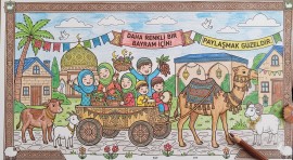 Kurban Bayramı Boyama Etkinliği