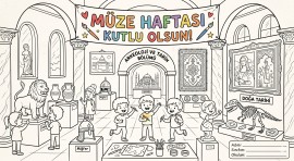 Müzeler Haftası Boyama Sayfası