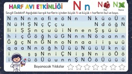 N sesi bulmaca etkinliği