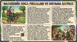Nasreddin Hoca Fıkraları Boyama Sayfası