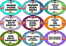 1. Sınıf okuma bayramı pankartları