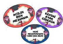 Renkli Mezuniyet Pankartları