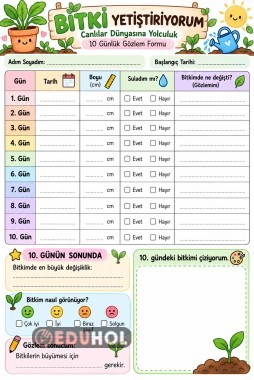 Bitki Yetiştirme Formu