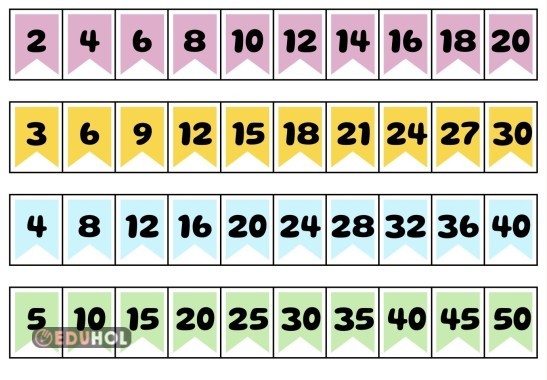 Ritmik Sayma Deftere Yapıştırma