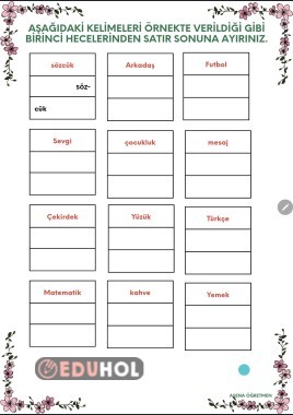 Satır Sonuna Sığmayan Kelimeler