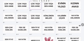 Çok Yaşa Sen Anne Videosu Yazıları