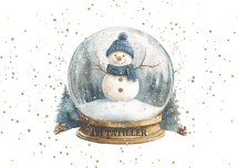 kar küresi karne baskısı