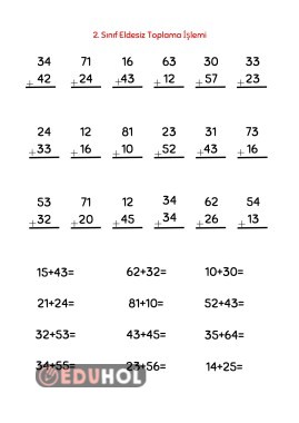 Eldeli Eldesiz Toplama İşlemi · Eduhol - Etkinlik İndir Oyun Oyna Test ...