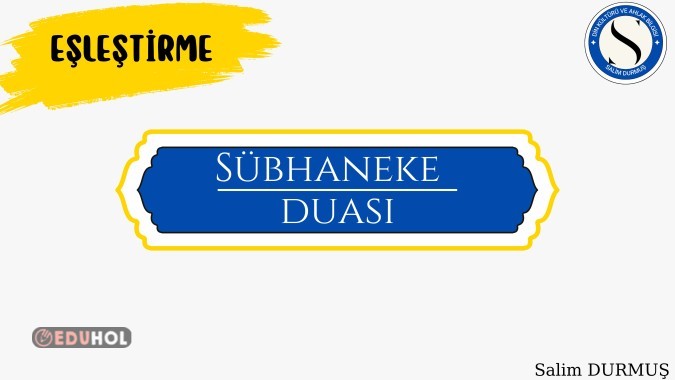 Sübhaneke Duası