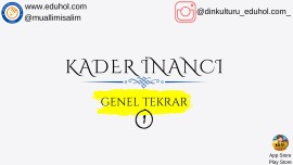 Kader ve Kaza İnancı-1